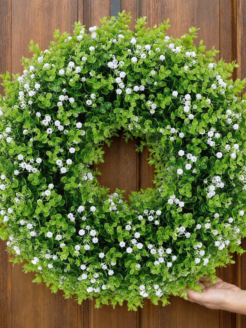 Modalove Boxwood Wreath 20 inch Outdoor/Indoor All Seasons Decor
